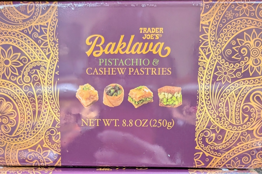 Baklava Pistachio and Cashew Pastries at Trader Joe's