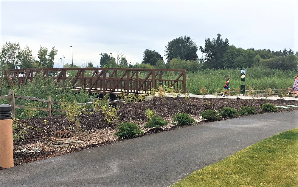 path and bridge at Fife's new park