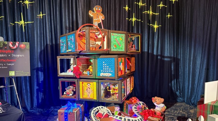 Gingerbread creations are on view this holiday season.