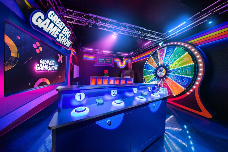 set for the Great Big Game Show