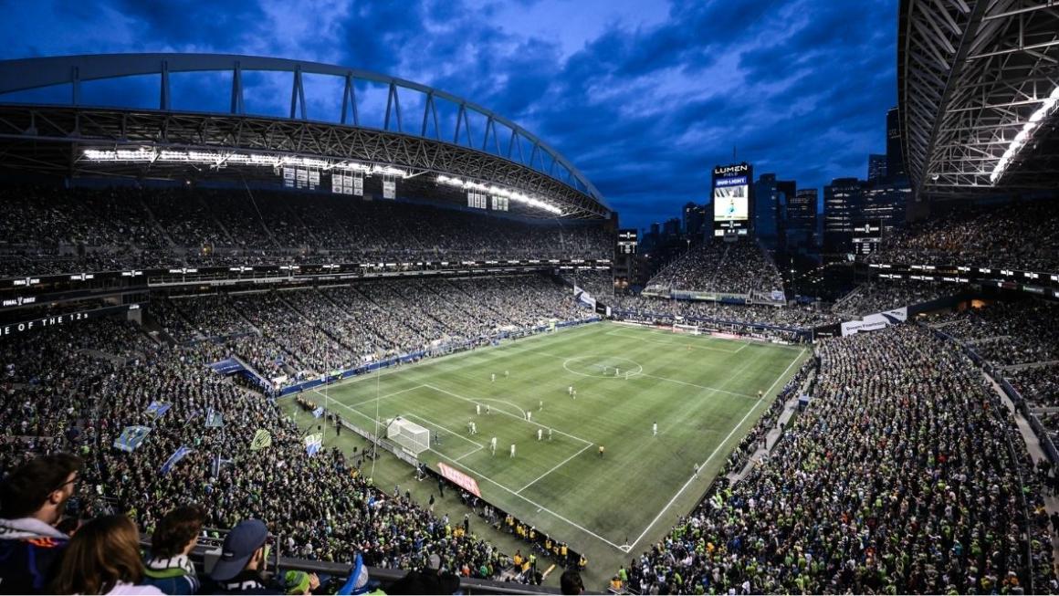 view of the lumen field seattle