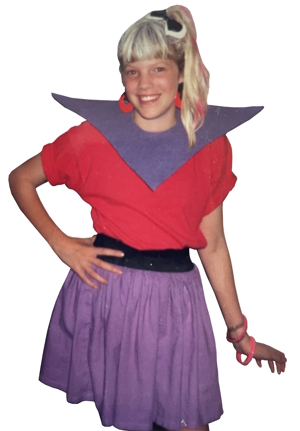 The author dressed as Judy Jetson