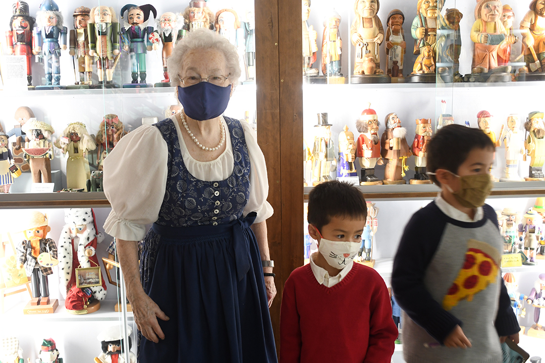 Nutcracker museum founder Arlene Wagner, age 95, is in the museum every day