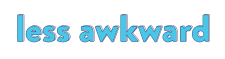 less awkward logo