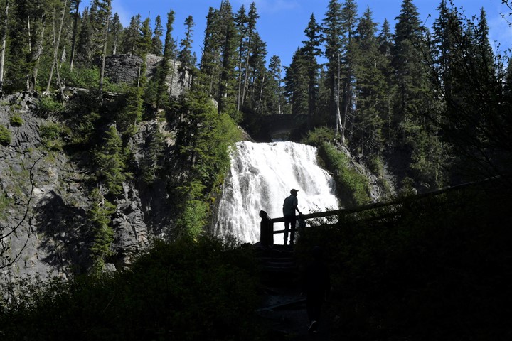 Narada-Falls-kid-friendly-hikes-Mount-Rainier-Paradise-Inn