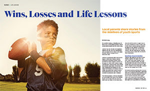 Feature Layout:  “Wins, Losses and Life Lessons”