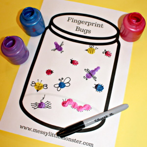 DIY fingerprint paint pads and bugs  Paint pads, Craft activities for kids,  Arts and crafts for kids