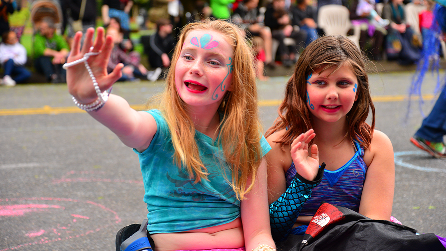 Girls in Procession of the Species