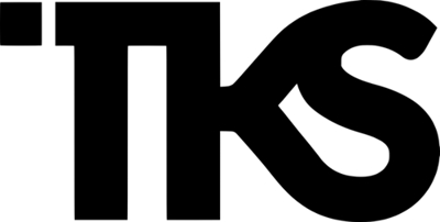 TKS logo black and white