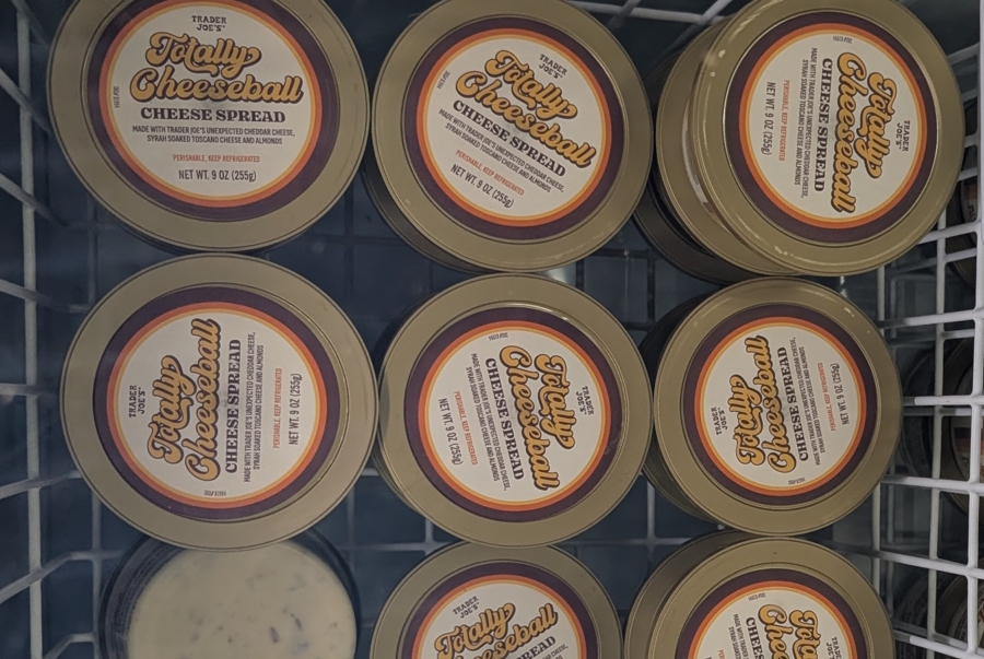 Totally Cheeseball cheese spread at Trader Joe's
