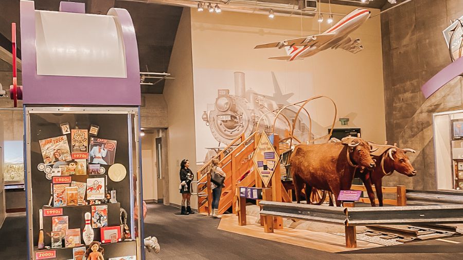 oxens at the WA state history museum