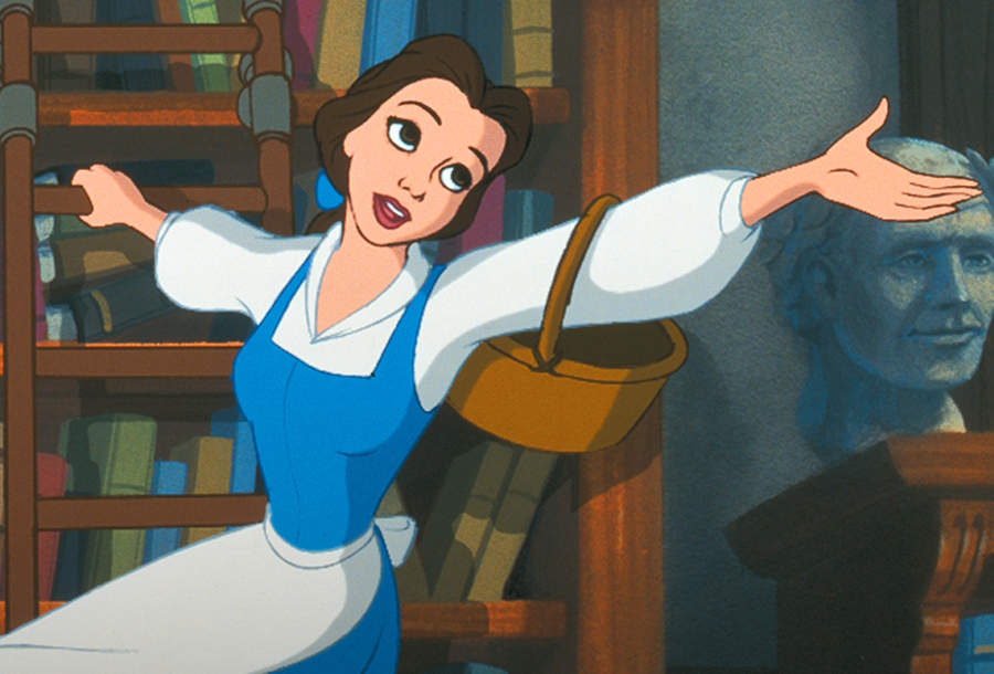 image from the cartoon movie Beauty and the Beast