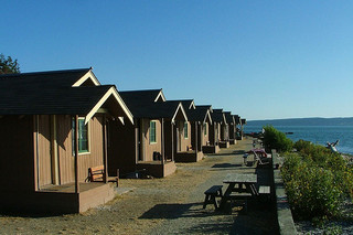Beach cabins