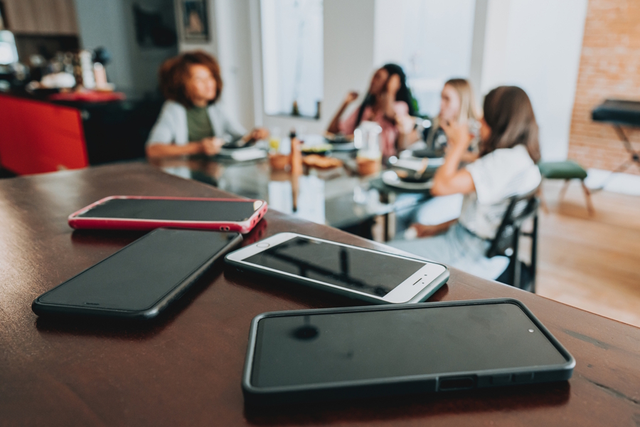 set those phones down and connect with friends