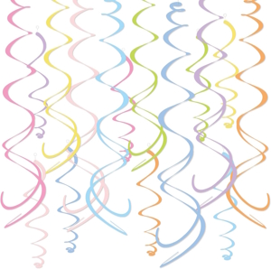 curly streamers