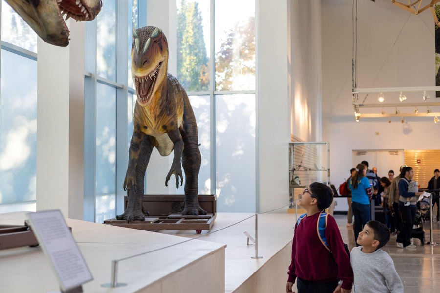 dinosaurs at Pacific Science center