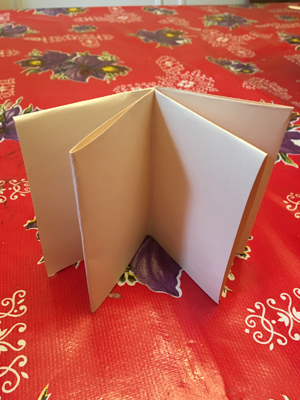 french fold book