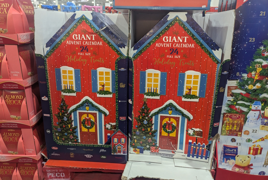giant advent calendar