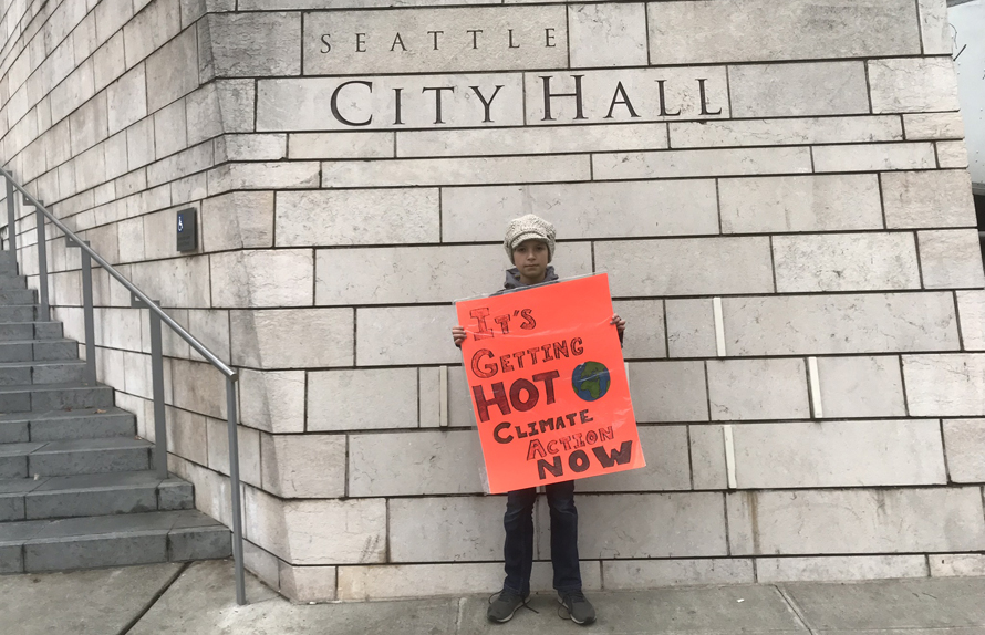 ian in front of city hall