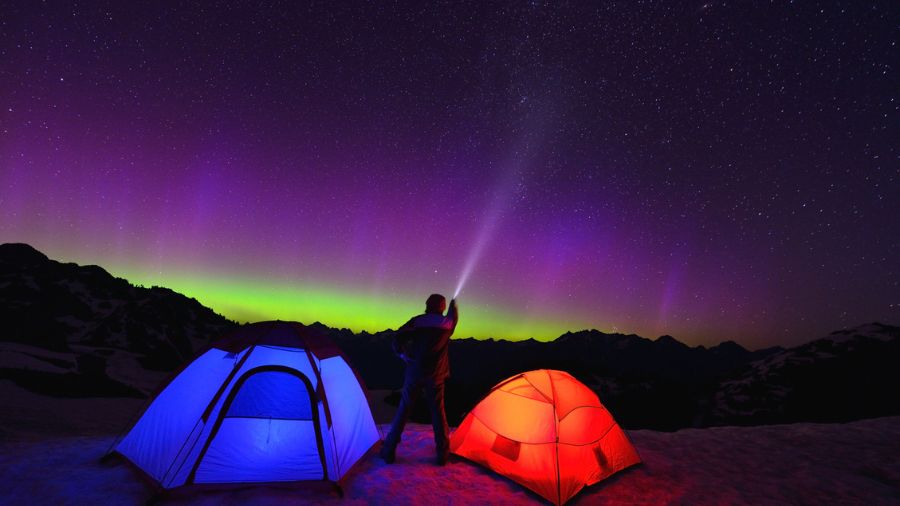northern lights mount baker
