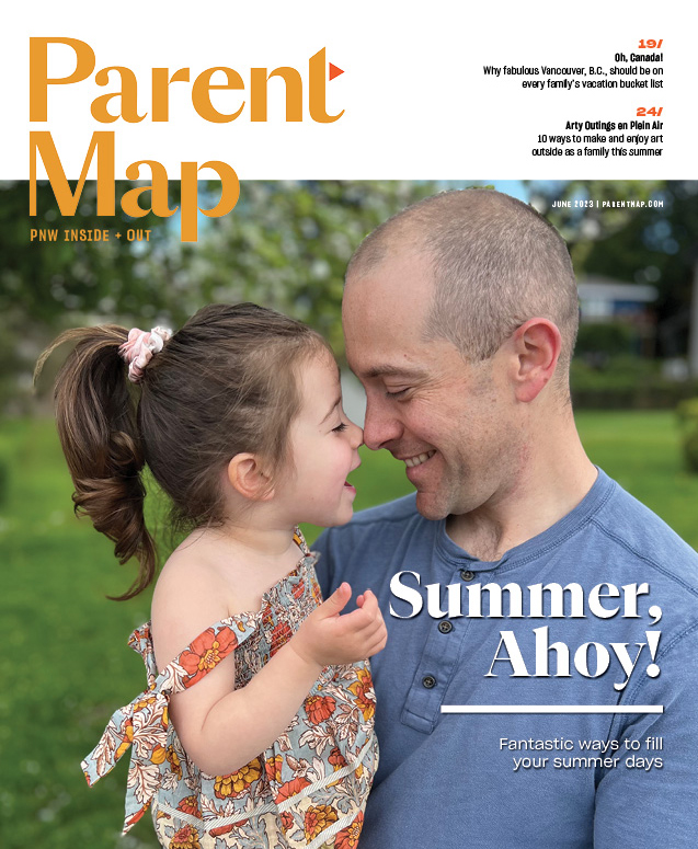 Cover image of ParentMap's 2023 June issue