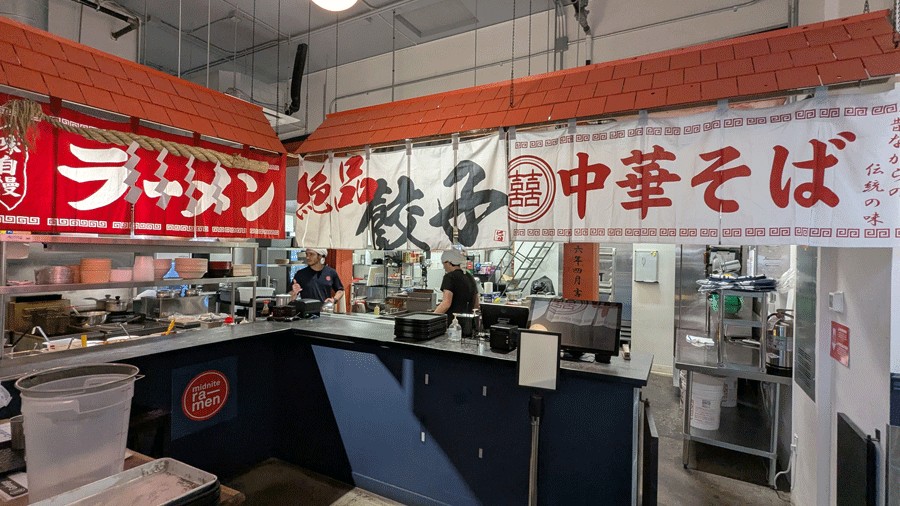 interior of Midnite Ramen