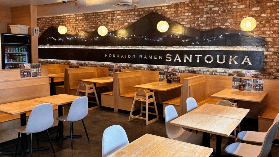 interior of Hokkaido Ramen Santouka