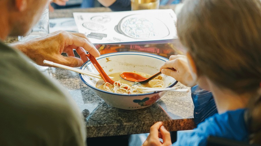 sharing bowl at Ooink