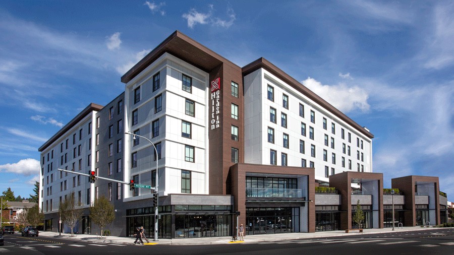 redmond hilton garden inn, a place to stay on a local staycation