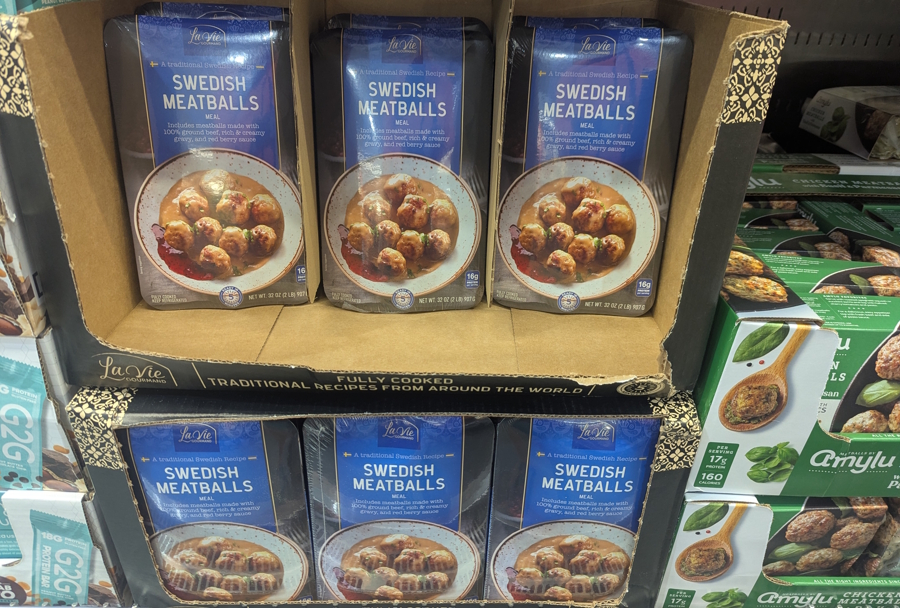 Swedish meatballs from Costco