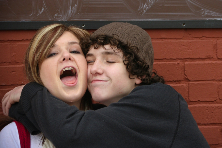 two kids with a crush on each other