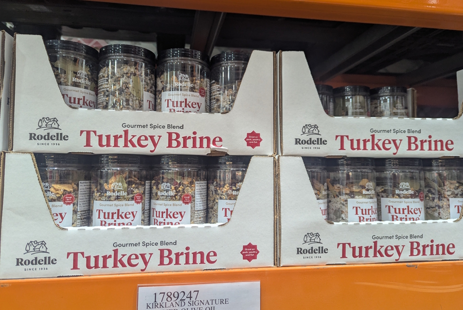 jars of Turkey brine