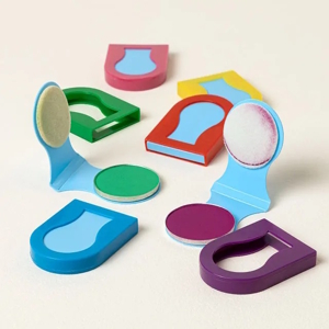 Colorful clips used to chalk kids hair is a fun gift idea
