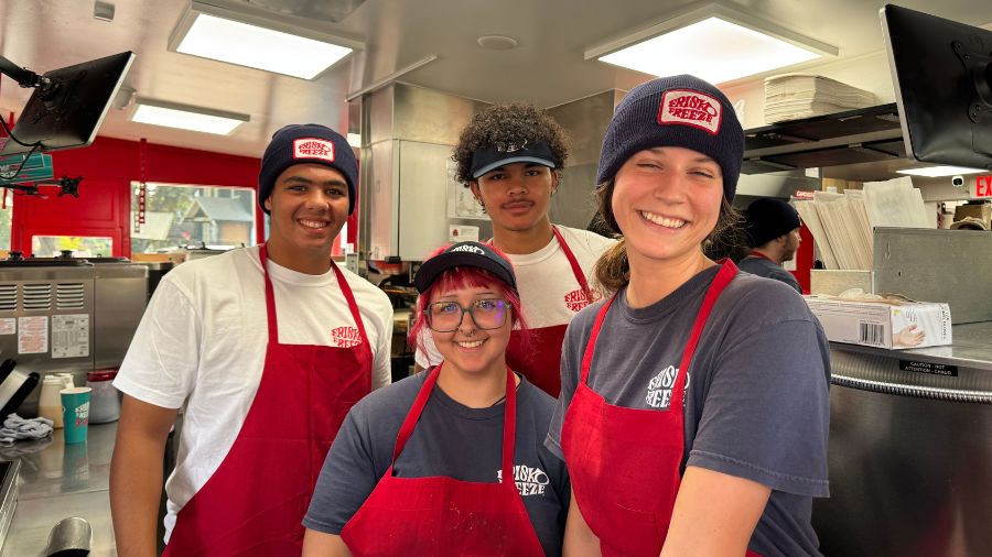 friendly staff at Frisko Freeze