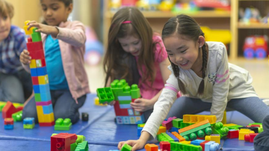 kids playing at the YMCA