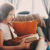 Girl reading book
