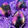 Galaxy Easter eggs are an exiting Easter egg decorating idea