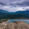 View from the top of popular Washington hike Rattlesnake Ledge