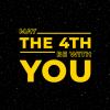 Image of the text "May the 4th be with you"