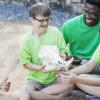 Kids with special needs at a summer camp