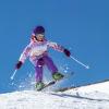 young girl skiing near Seattle over winter break, a fun family activity