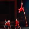 acrobats performing onstage during Cirque du Soleil "Echo" near Seattle