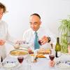 Seattle family at a Passover Seder