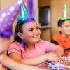 girl at a birthday party