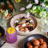easter brunch spread from Fairmont Olympic Hotel