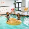 two happy girls at a pool at Maxwell Hotel