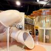 indoor play place with slide and climbing structures at Sunrise Play Cafe in Tacoma