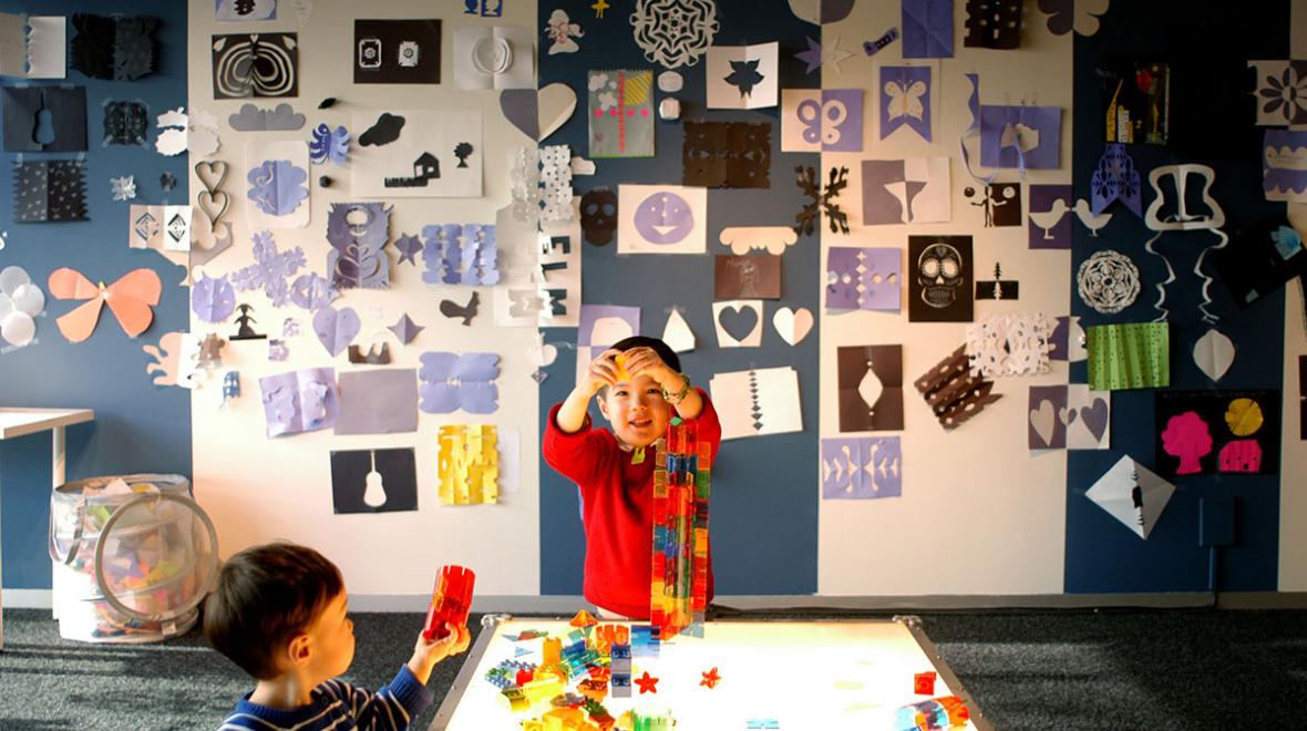 Kids get hands-on at the Bellevue Arts Museum