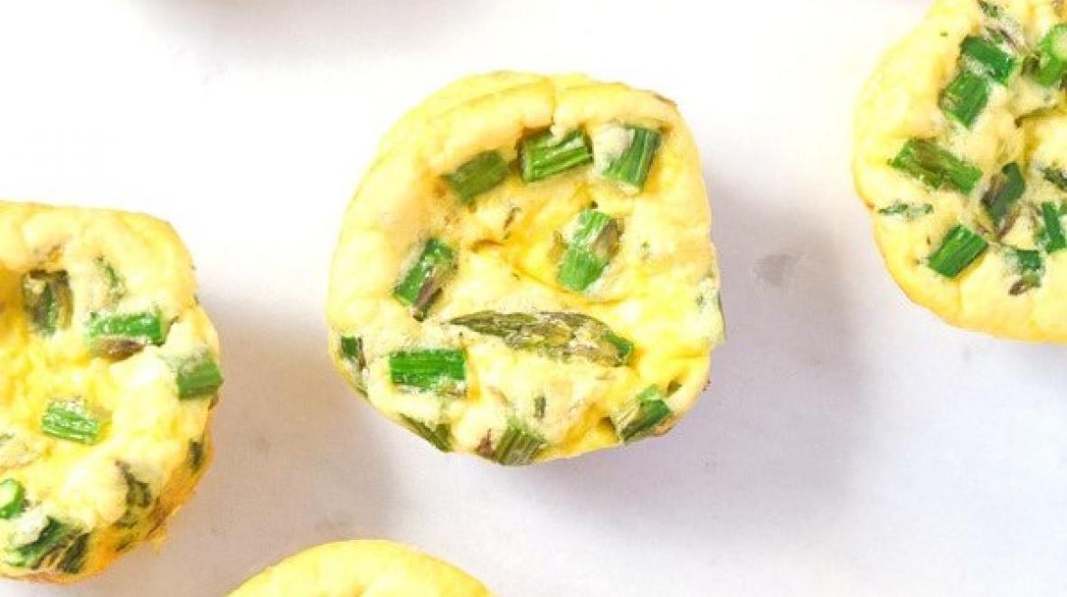Parmesan-asparagus McMuffins