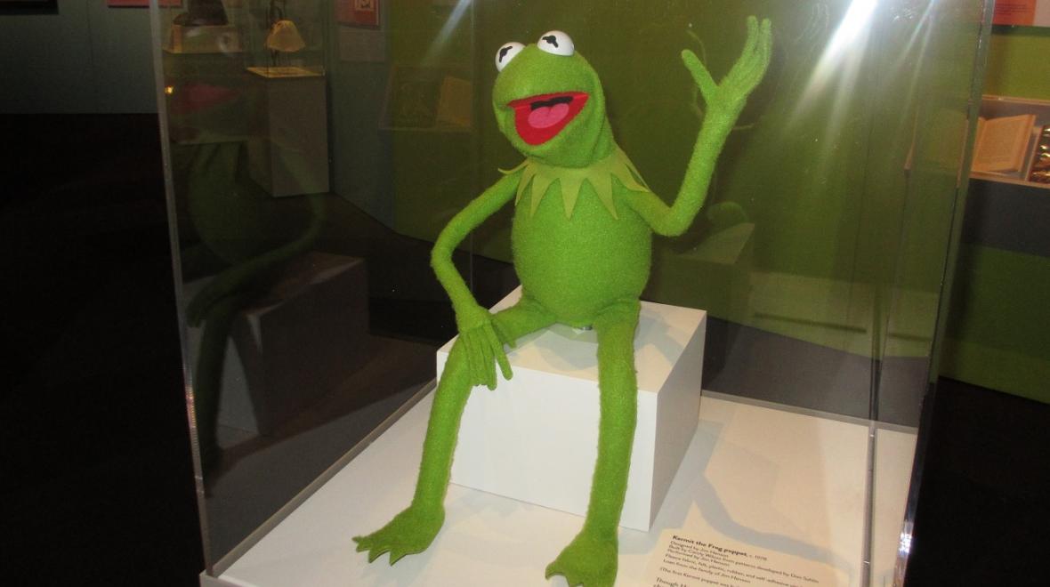 Kermit the Frog puppet